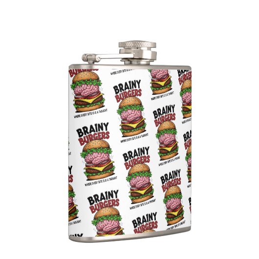 Brainy Burgers Flask Flachmann (Rechts)