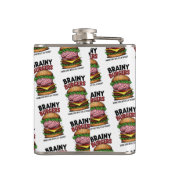 Brainy Burgers Flask Flachmann (Rückseite)