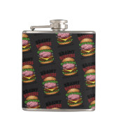 Brainy Burgers Flask Flachmann (Vorderseite)