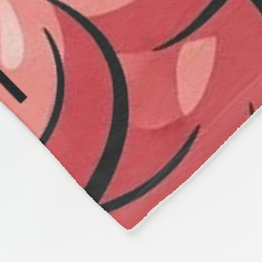 Brainy Burgers Fleece Blanket (Ecke)