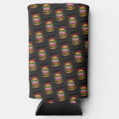 Brainy Burgers Foam Can/Bottle Cooler Selters Dosenkühler (Vorderseite)
