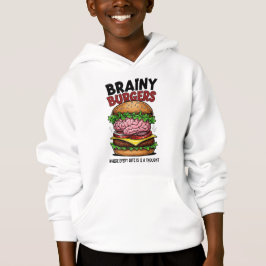 Brainy Burgers Kids' Hoodie