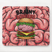 Brainy Burgers-Mauspad Mousepad (Vorne)