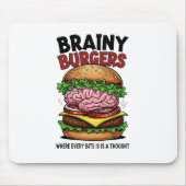 Brainy Burgers-Mauspad Mousepad (Vorne)