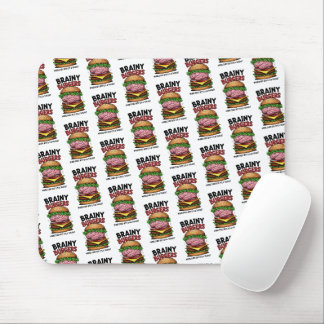Brainy Burgers-Mauspad Mousepad