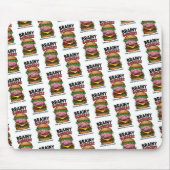 Brainy Burgers-Mauspad Mousepad (Vorne)