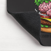 Brainy Burgers-Mauspad Mousepad (Ecke)