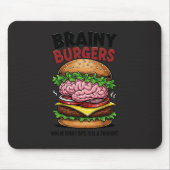 Brainy Burgers-Mauspad Mousepad (Vorne)