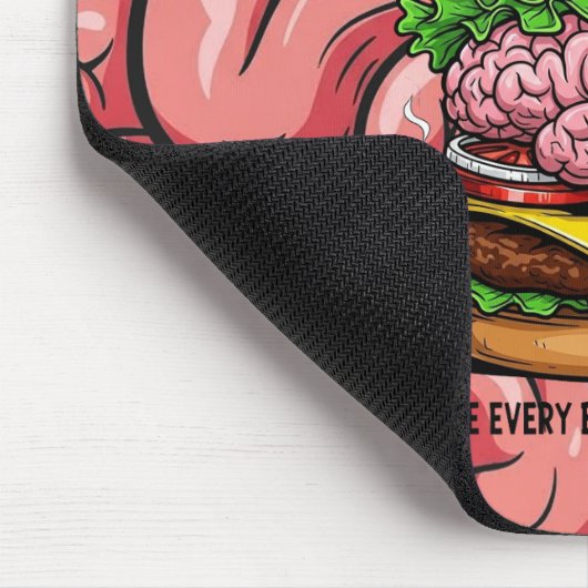 Brainy Burgers Mousepad (Ecke)