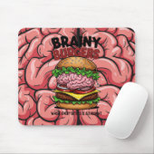 Brainy Burgers Mousepad (Mit Mouse)