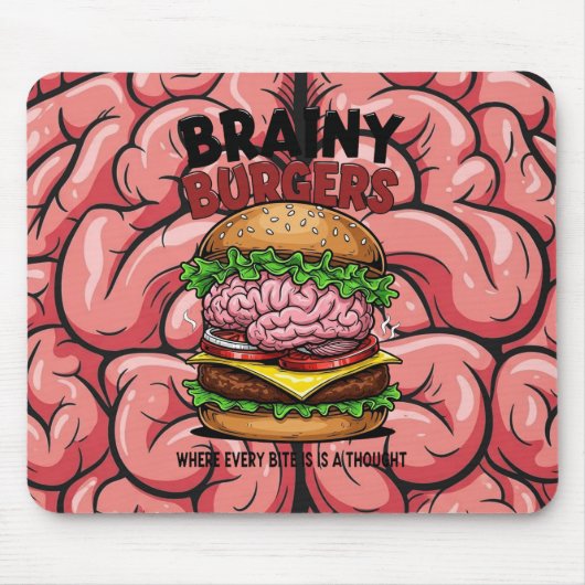 Brainy Burgers Mousepad (Vorne)