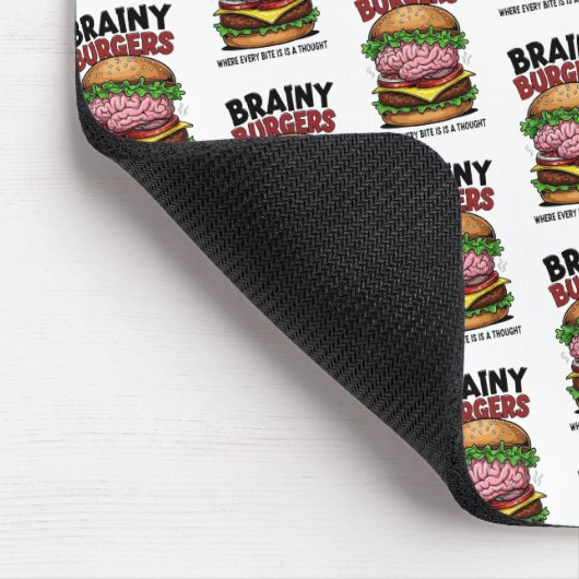 Brainy Burgers Mousepad (Ecke)