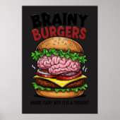Brainy Burgers Poster (Vorne)