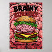Brainy Burgers Poster (Vorne)
