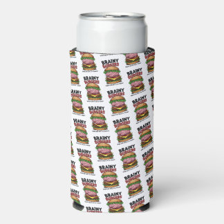Brainy Burgers Schaumstoff-Kühlung für Dosen/Flasc Selters Dosenkühler