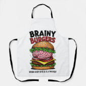 Brainy Burgers Schürze (Vorderseite)