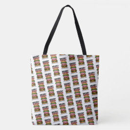 Brainy Burgers Tote Bag Tasche