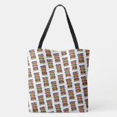 Brainy Burgers Tote Bag Tasche (Rückseite)