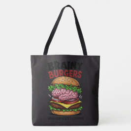 Brainy Burgers Tote Bag Tasche