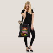 Brainy Burgers Tote Bag Tasche (Am Model)