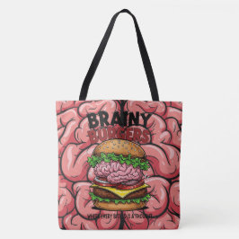 Brainy Burgers Tote Bag Tasche