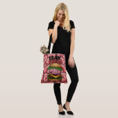 Brainy Burgers Tote Bag Tasche (Am Model)