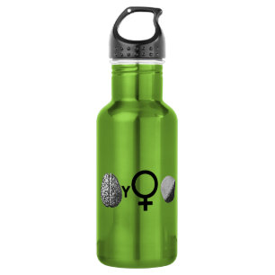 Brainy Girls Rock! Edelstahlflasche