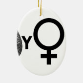 Brainy Girls Rock! Keramikornament (Hinten)