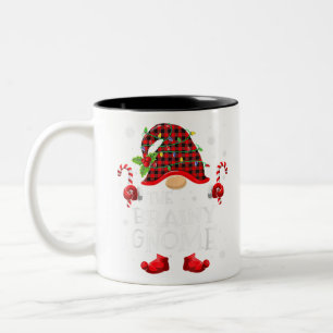 Brainy Gnome Buffalo Kariert Matching Family Chris Zweifarbige Tasse