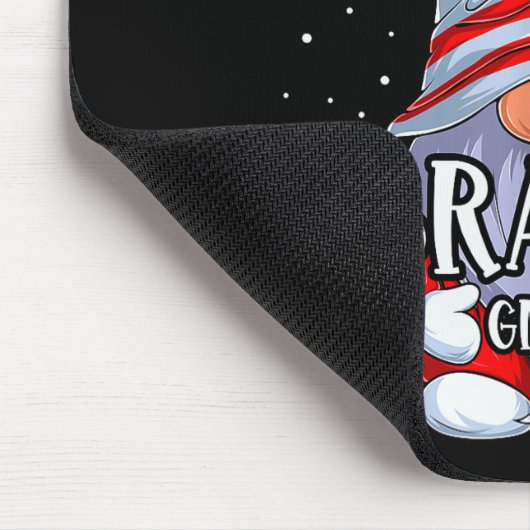 Brainy Gnome Christmas Pajamas Matching Family Gro Mousepad (Ecke)