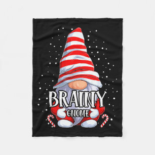 Brainy Gnome Weihnachts-Pyjamas passende Familient Fleecedecke