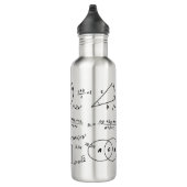 Brainy-Mathematik-Flasche Edelstahlflasche (Rechts)