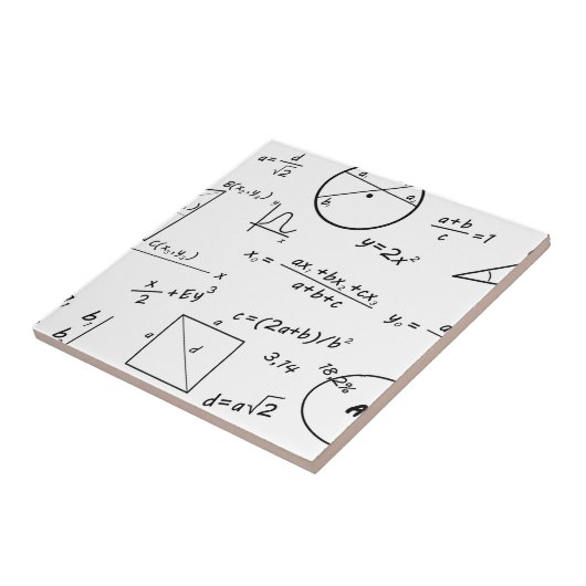 Brainy-Mathematik-Whiteboard Fliese (Seite)