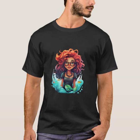 Brainy mermaid T-Shirt (Vorderseite)