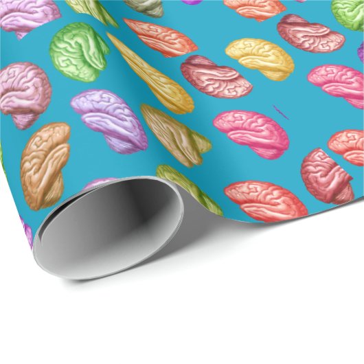 Brainy Papier Geschenkpapier (Rolleneckpunkt)