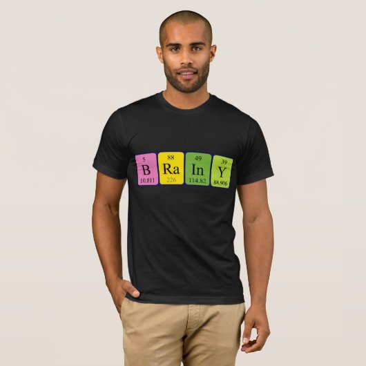 Brainy Periodenname Shirt (Vorne ganz)