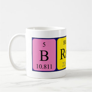 Brainy Periodenname Tasse