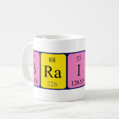 Brainy Periodenname Tasse (Vorderseite Links)