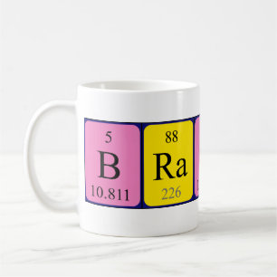 Brainy Periodenname Tasse