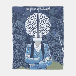 Brainy Person Fleecedecke