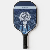 Brainy Person Pickleball Schläger (Vorderseite)
