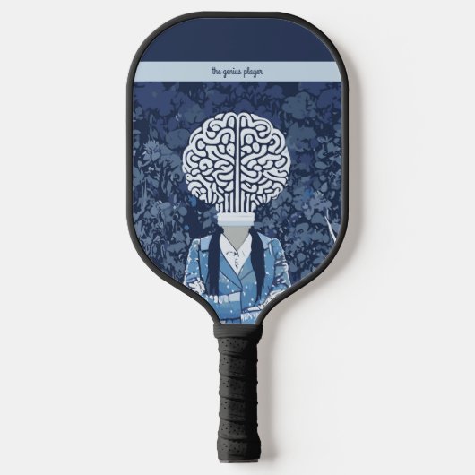 Brainy Person Pickleball Schläger (Vorderseite)