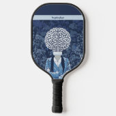 Brainy Person Pickleball Schläger (Rückseite)