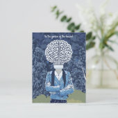 Brainy Person Postkarte (Stehend Vorderseite)