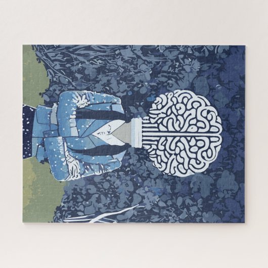 Brainy Person Puzzle (Horizontal)