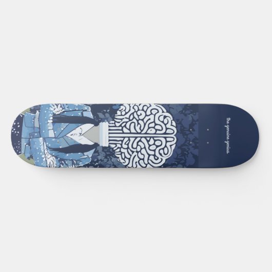 Brainy Person Skateboard (Horizontal)