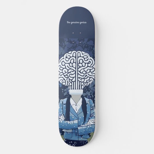 Brainy Person Skateboard (Vorderseite)