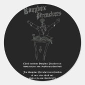Brainy Preacher Sticker (Vorderseite)
