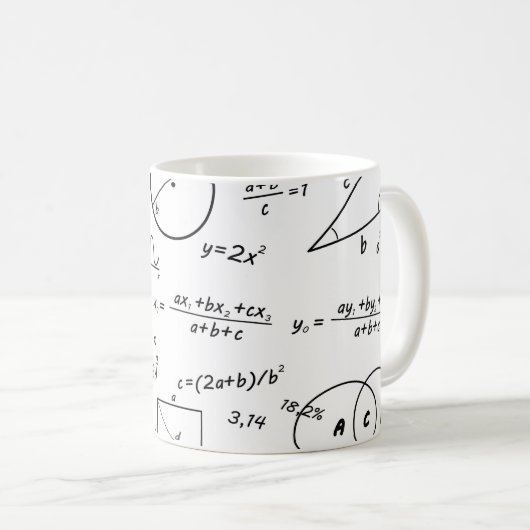 Brainy Whiteboard-Tasse Kaffeetasse (VorderseiteRechts)