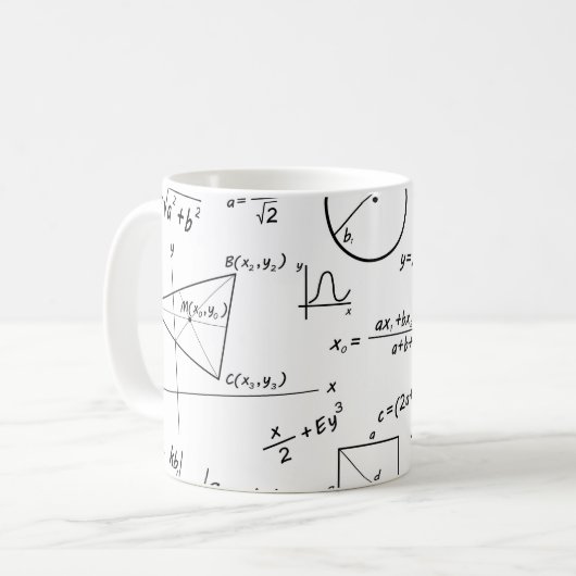 Brainy Whiteboard-Tasse Kaffeetasse (Vorderseite Links)